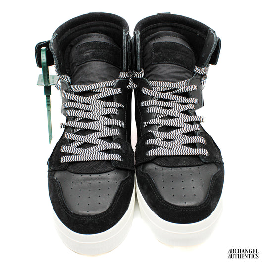 Off-White High Top Vulcanized 'Black White'