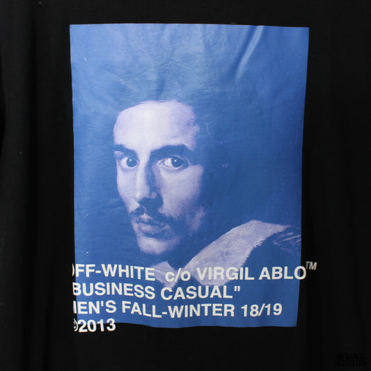 Off-White co Virgil Abloh 2018 Camiseta Bernini Negro