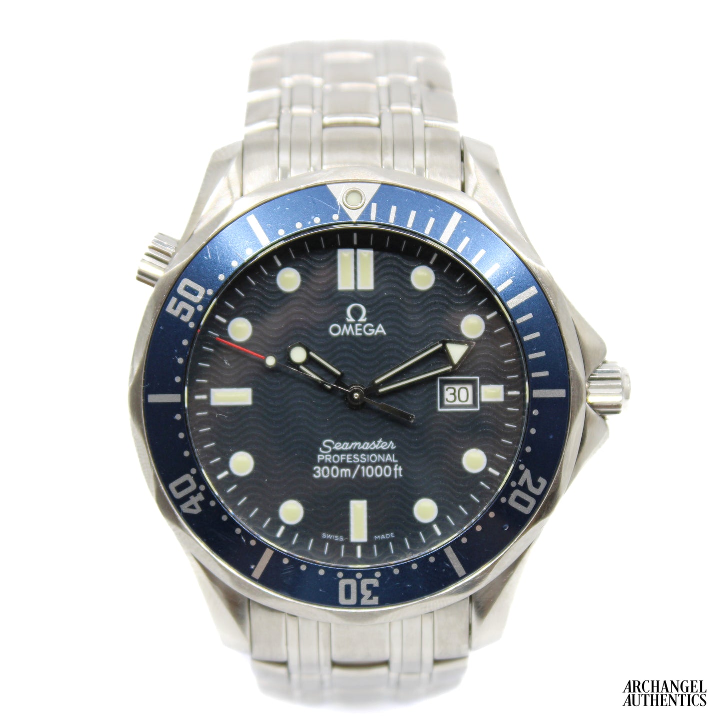 Omega Seamaster 300 Professional 41mm Blue Quartz 'James Bond Golden Eye' | Ref. 2541.80