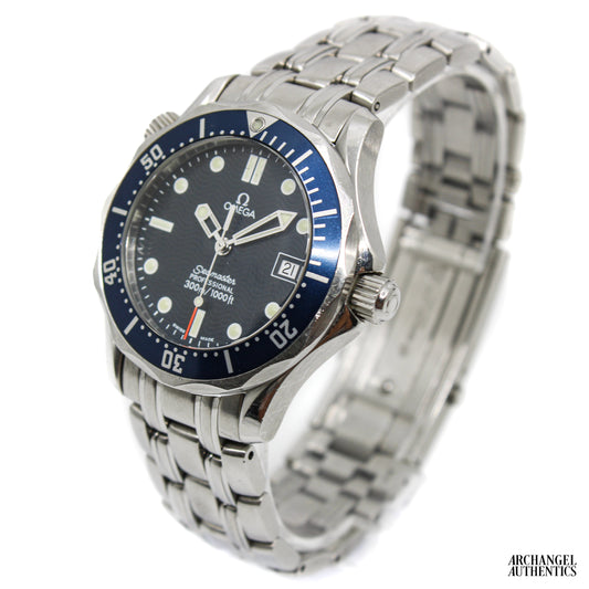 Omega Seamaster Professional 300 Mid-Size Blue 36 Quartz | Ref. 2551.80