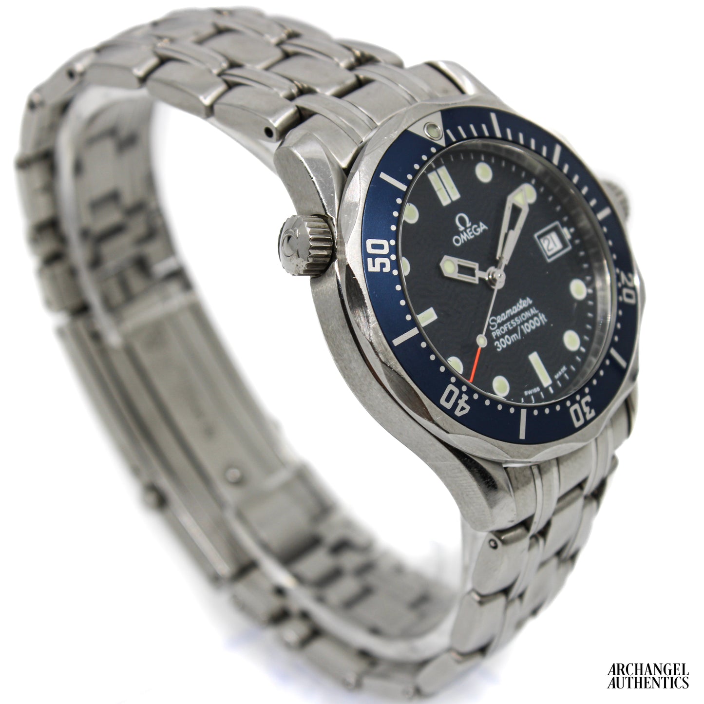 Omega Seamaster Professional 300 Mid-Size Blue 36 Quartz | Ref. 2551.80