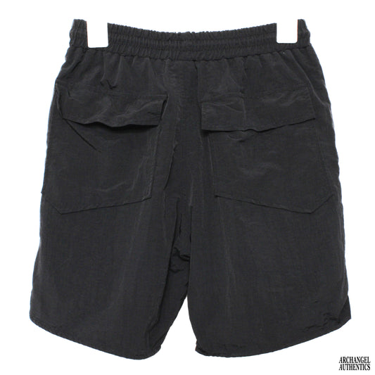 Pantalones cortos de nailon con logotipo RHUDE RH negros