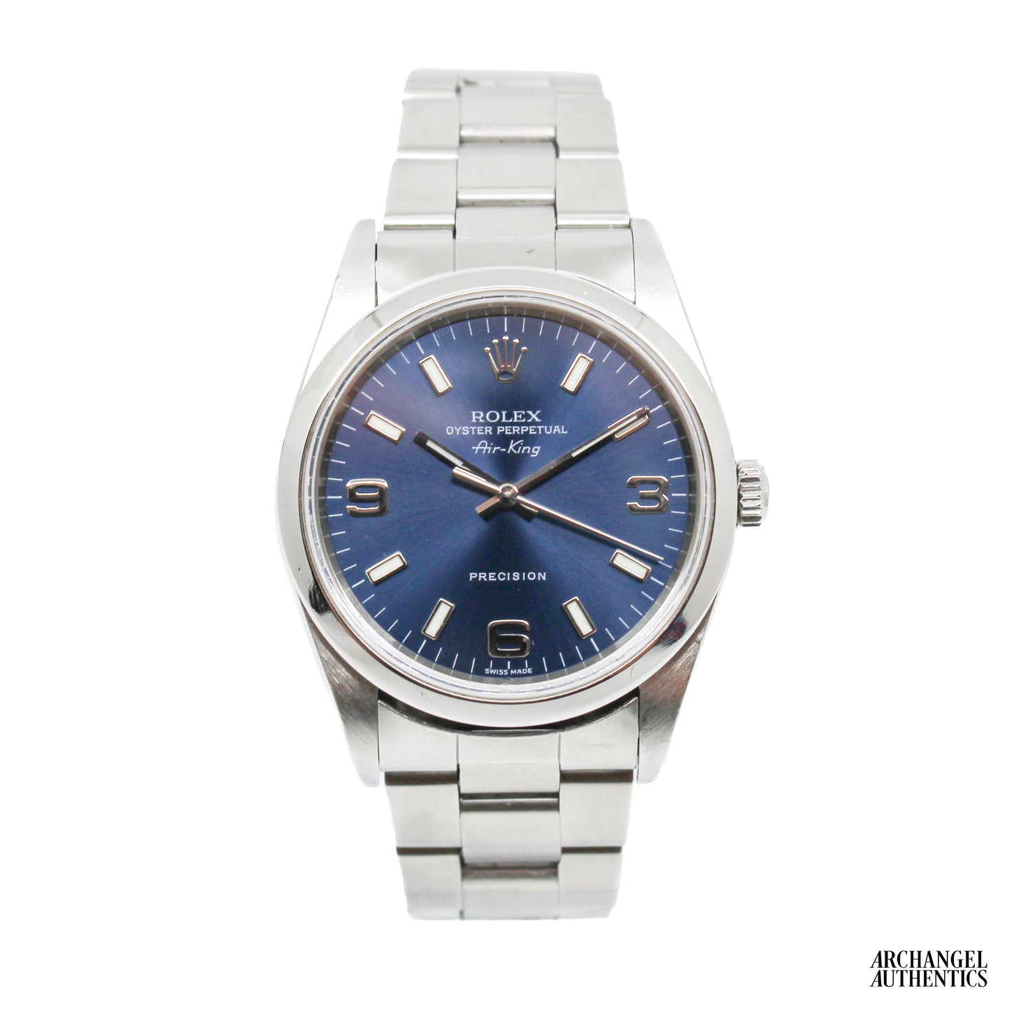 Rolex AirKing 34mm | Blue 3-6-9 Dial | Ref. 14000M | c. 2004