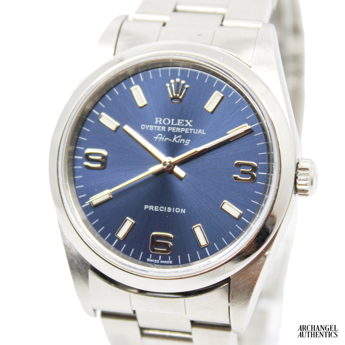 Rolex AirKing 34mm | Blue 3-6-9 Dial | Ref. 14000M | c. 2004
