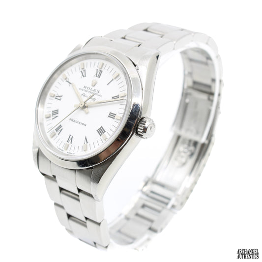 Rolex Airking White Roman Numeral Dial 1996