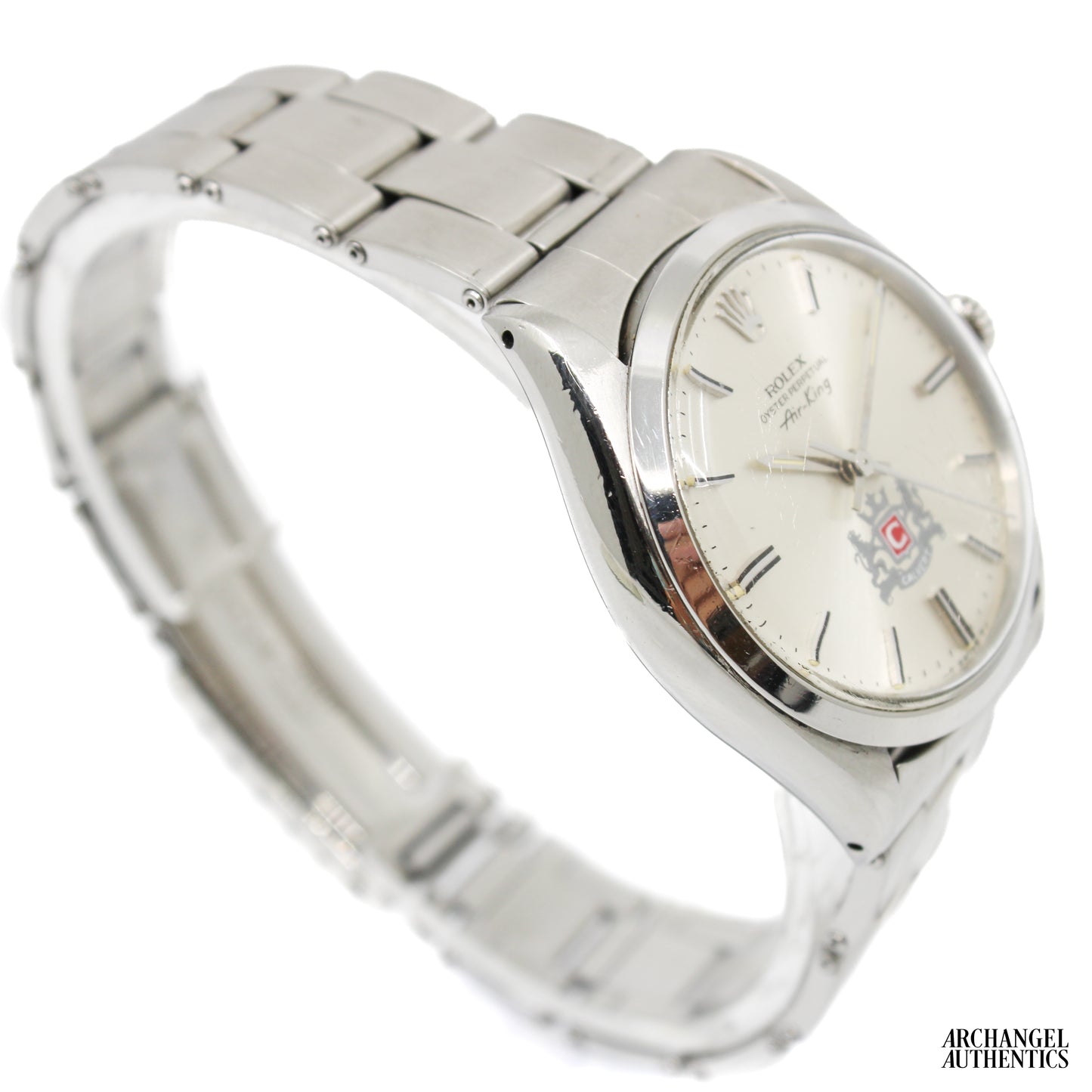 Rolex Airking c. 1975 | Rare "Calvert Distillery" Co-Signed Dial w/ Papers | Ref. 5500 | 34mm