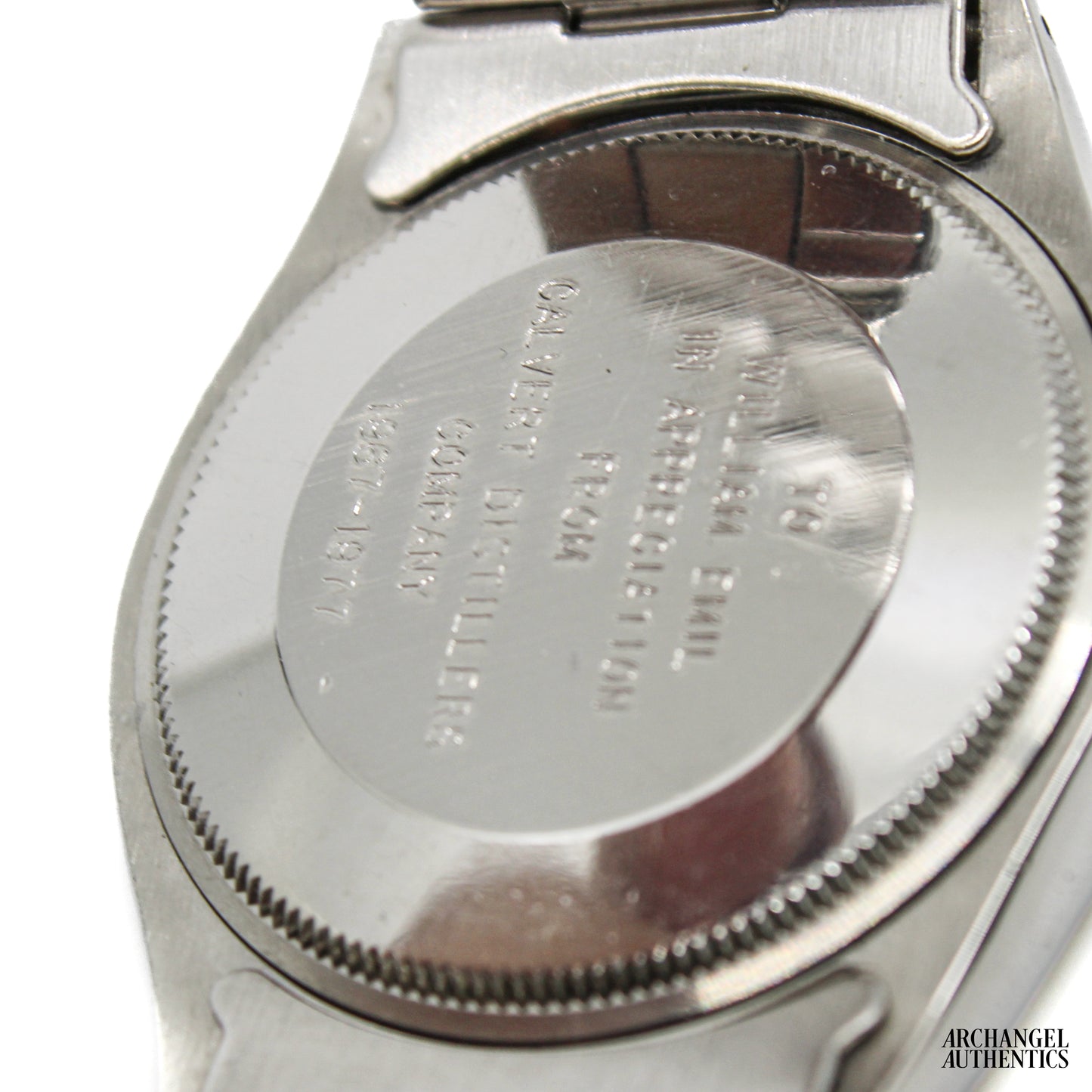 Rolex Airking c. 1975 | Rare "Calvert Distillery" Co-Signed Dial w/ Papers | Ref. 5500 | 34mm