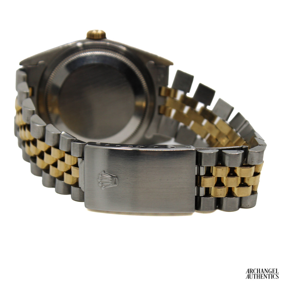 Rolex Datejust 36 Two-Tone | C. 1993 | Box & Papers | Ref. 16233 | Champagne Tapestry Dial