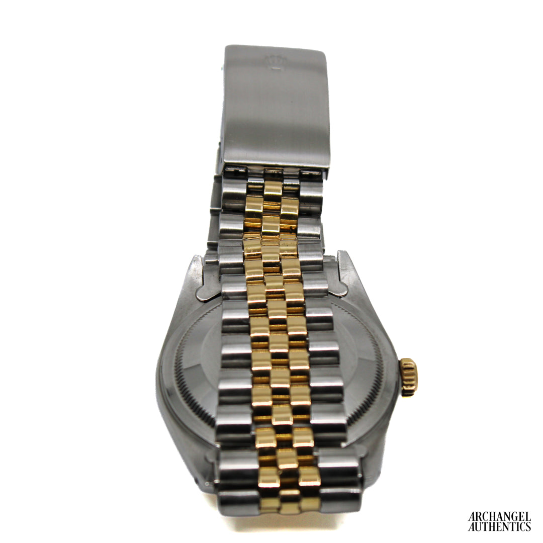 Rolex Datejust 36 Two-Tone | C. 1993 | Box & Papers | Ref. 16233 | Champagne Tapestry Dial