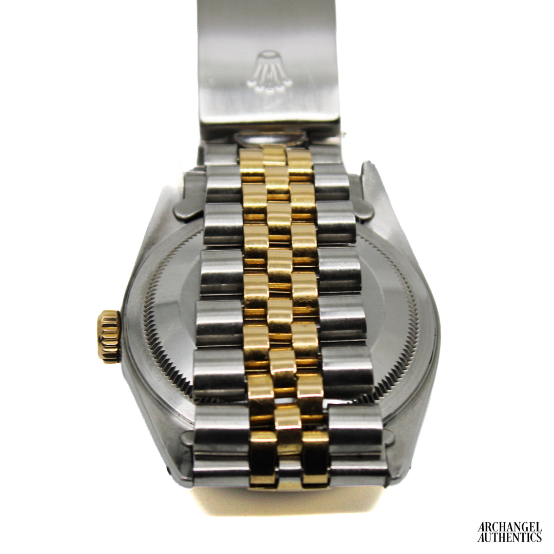 Rolex Datejust 36 Two-Tone | C. 1993 | Box & Papers | Ref. 16233 | Champagne Tapestry Dial