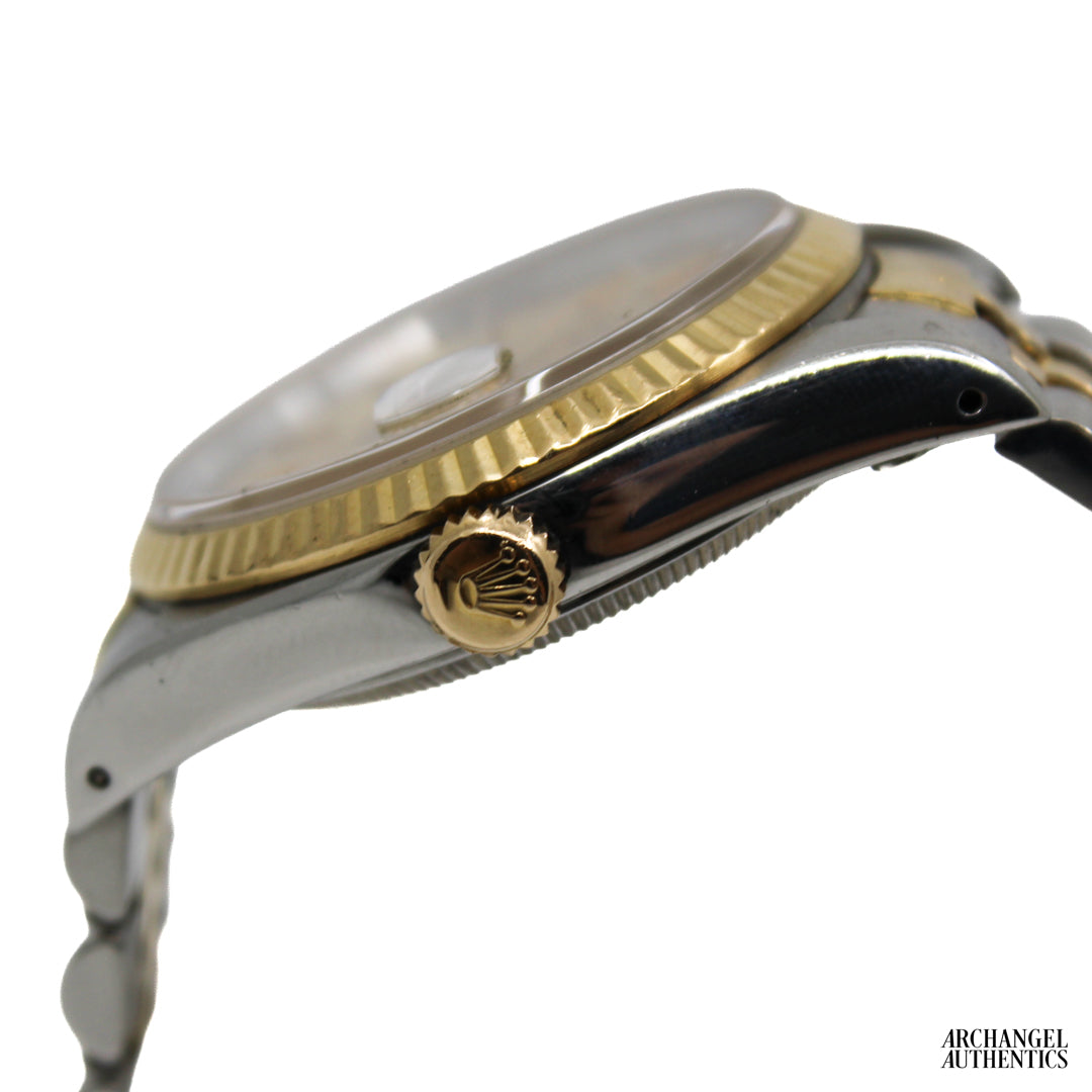 Rolex Datejust 36 Two-Tone | C. 1993 | Box & Papers | Ref. 16233 | Champagne Tapestry Dial