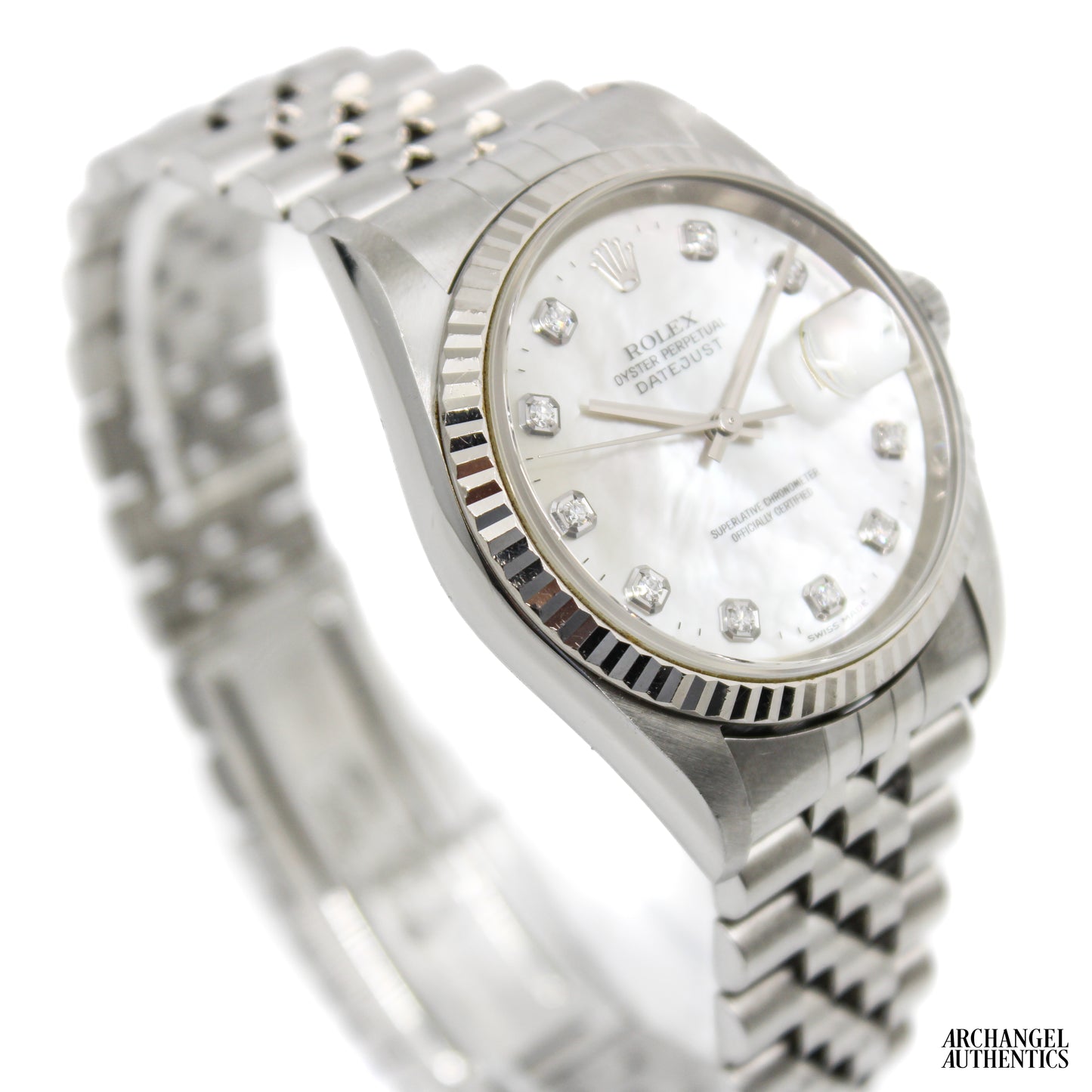 Rolex Datejust 36 | Ref. 16234 |Factory Mother of Pearl & Diamond Dial | c. 2000