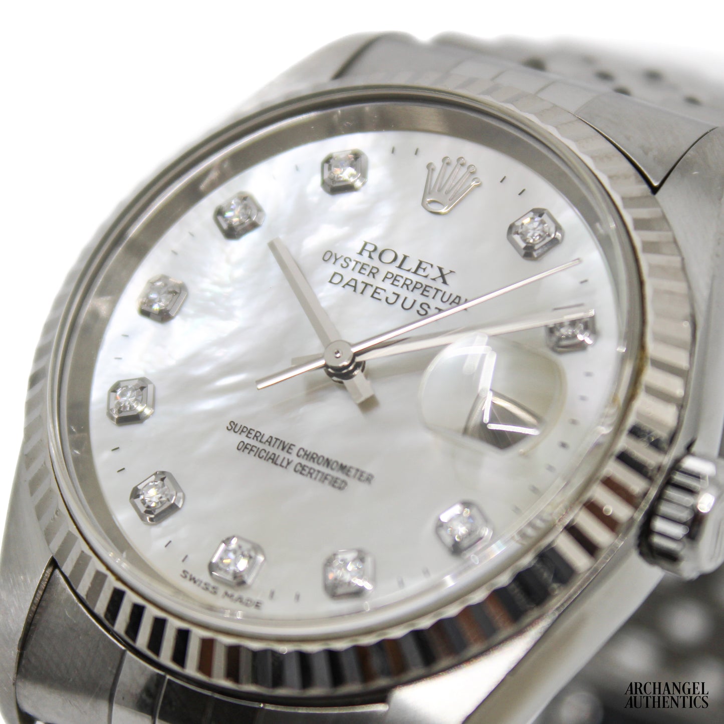 Rolex Datejust 36 | Ref. 16234 |Factory Mother of Pearl & Diamond Dial | c. 2000