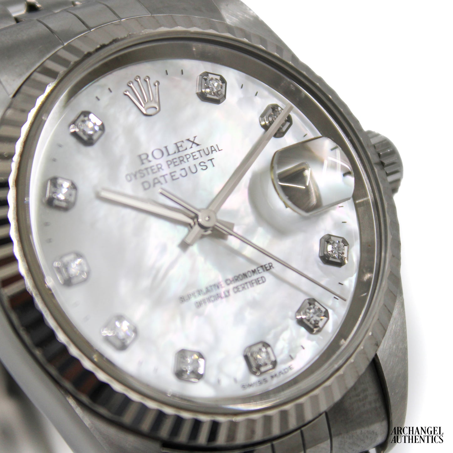 Rolex Datejust 36 | Ref. 16234 |Factory Mother of Pearl & Diamond Dial | c. 2000