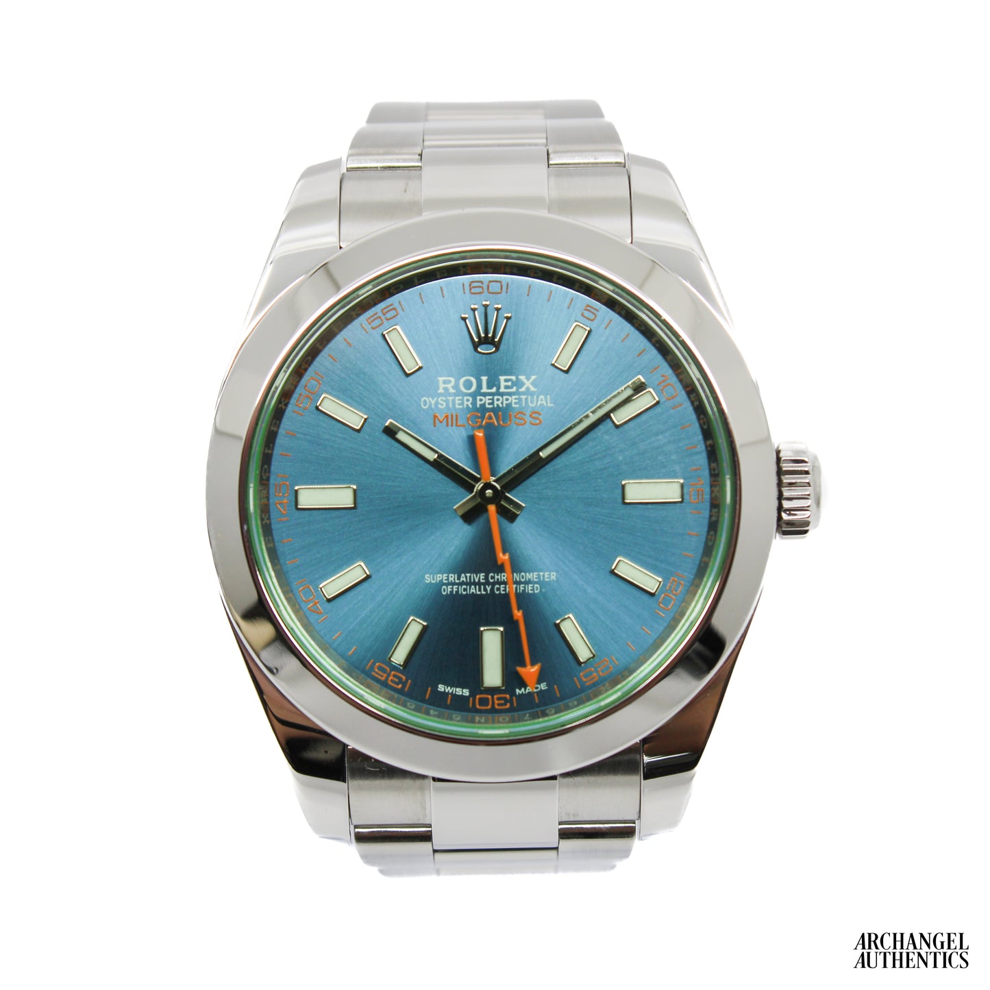 Rolex Milgauss Z-Blue | B&P 2017 | Ref. 116400GV