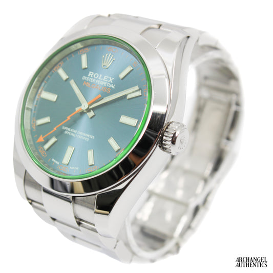 Rolex Milgauss Z-Blue | B&P 2019 | Ref. 116400GV