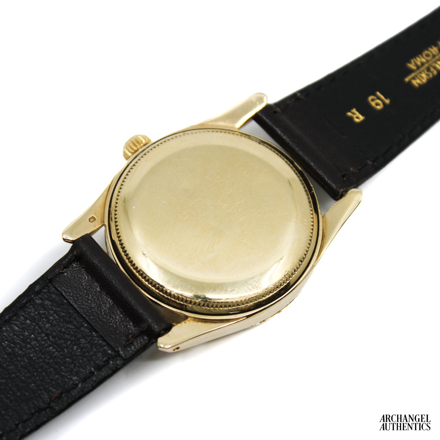Rolex Oyster Perpetual | 34mm | Solid 14k Yellow Gold | Bombay Lugs | Ref. 6593 | C. 1950s | Fresh Service!
