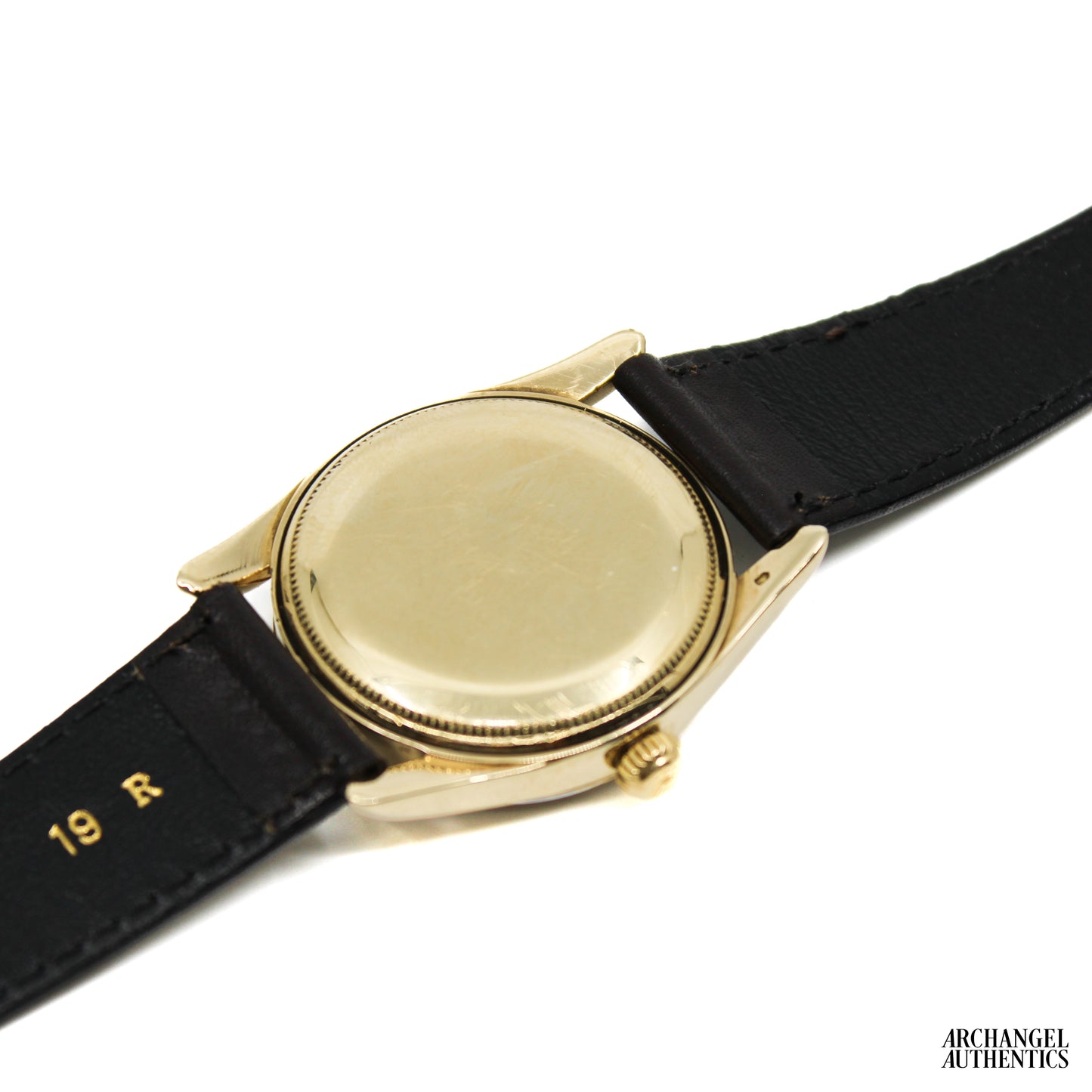 Rolex Oyster Perpetual | 34mm | Solid 14k Yellow Gold | Bombay Lugs | Ref. 6593 | C. 1950s | Fresh Service!