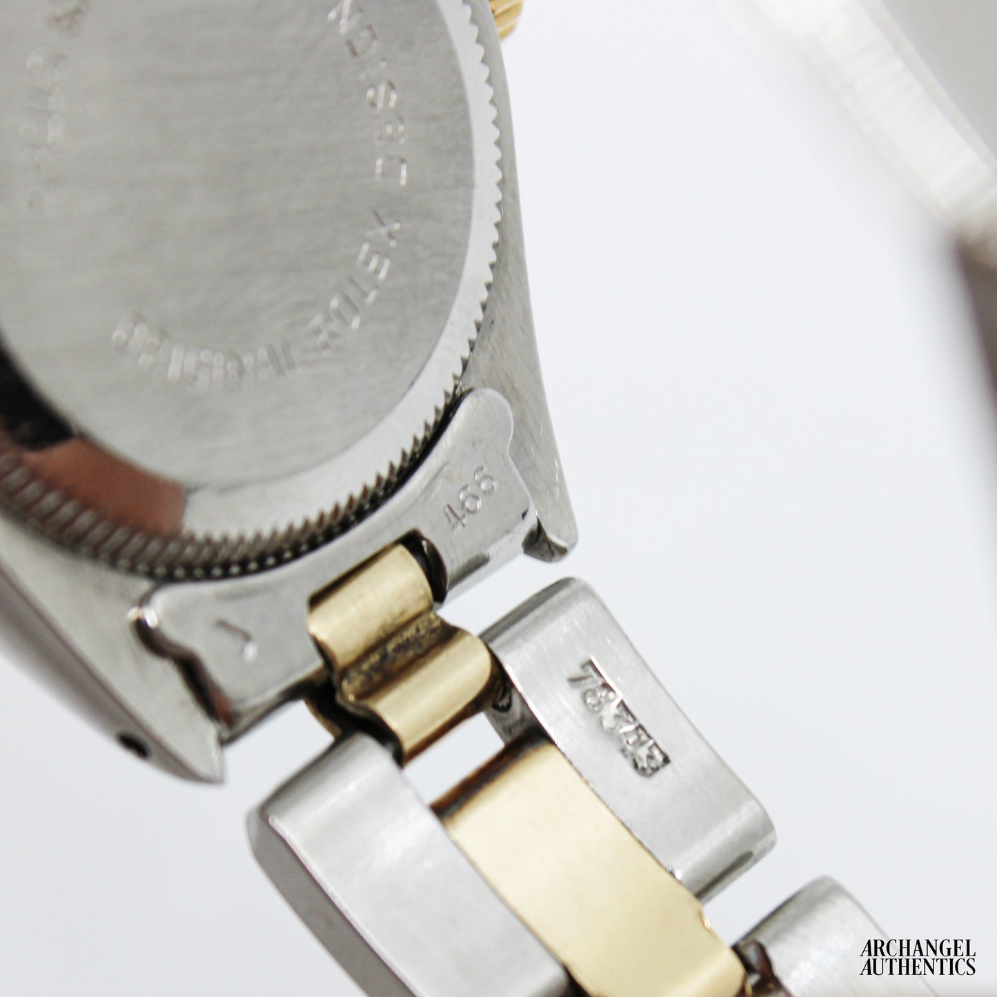 Rolex Oyster Perpetual 26 mm | Two-Tone Black Dial Patina | c. 1982 | Ref. 6719