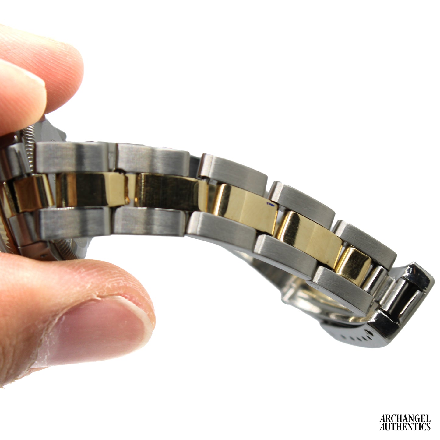Rolex Oyster Perpetual 26 mm | Two-Tone Black Dial Patina | c. 1982 | Ref. 6719