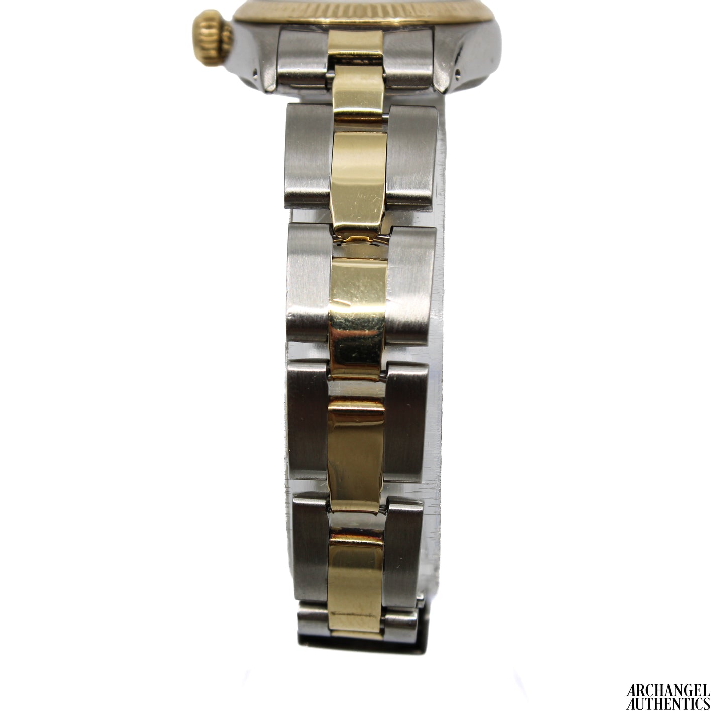Rolex Oyster Perpetual 26 mm | Two-Tone Black Dial Patina | c. 1982 | Ref. 6719