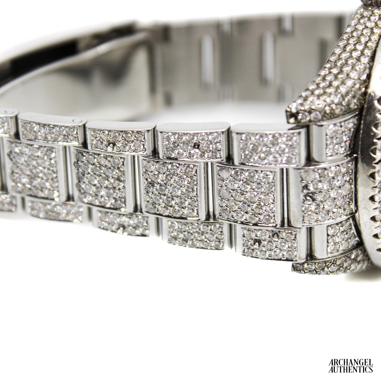 Rolex Oyster Perpetual 39 "Diamond Bussdown" Custom | Ref. 114300 | 2018