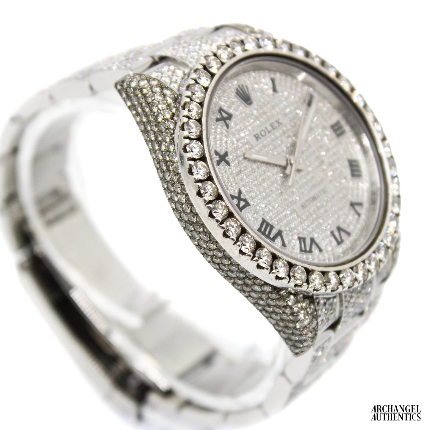 Rolex Oyster Perpetual 39 "Diamond Bussdown" Custom | Ref. 114300 | 2018