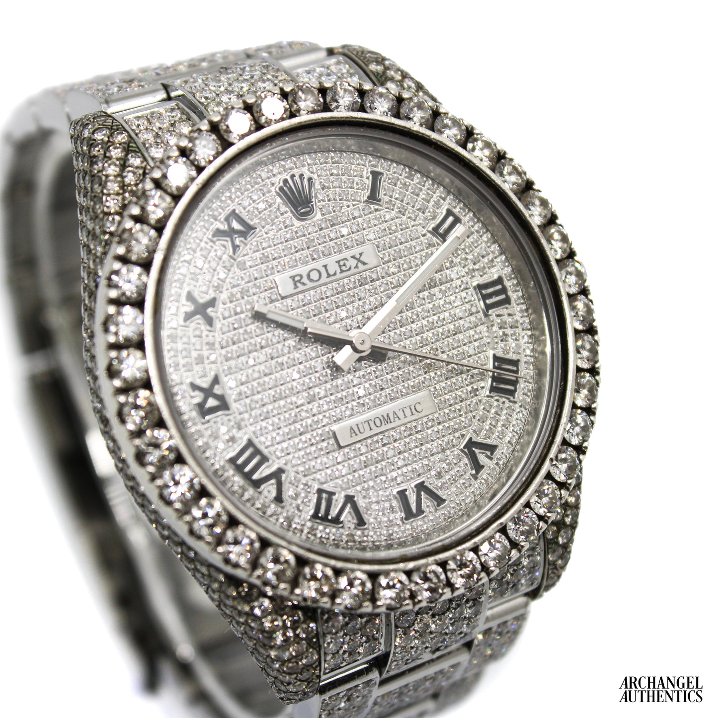 Rolex Oyster Perpetual 39 "Diamond Bussdown" Custom | Ref. 114300 | 2018