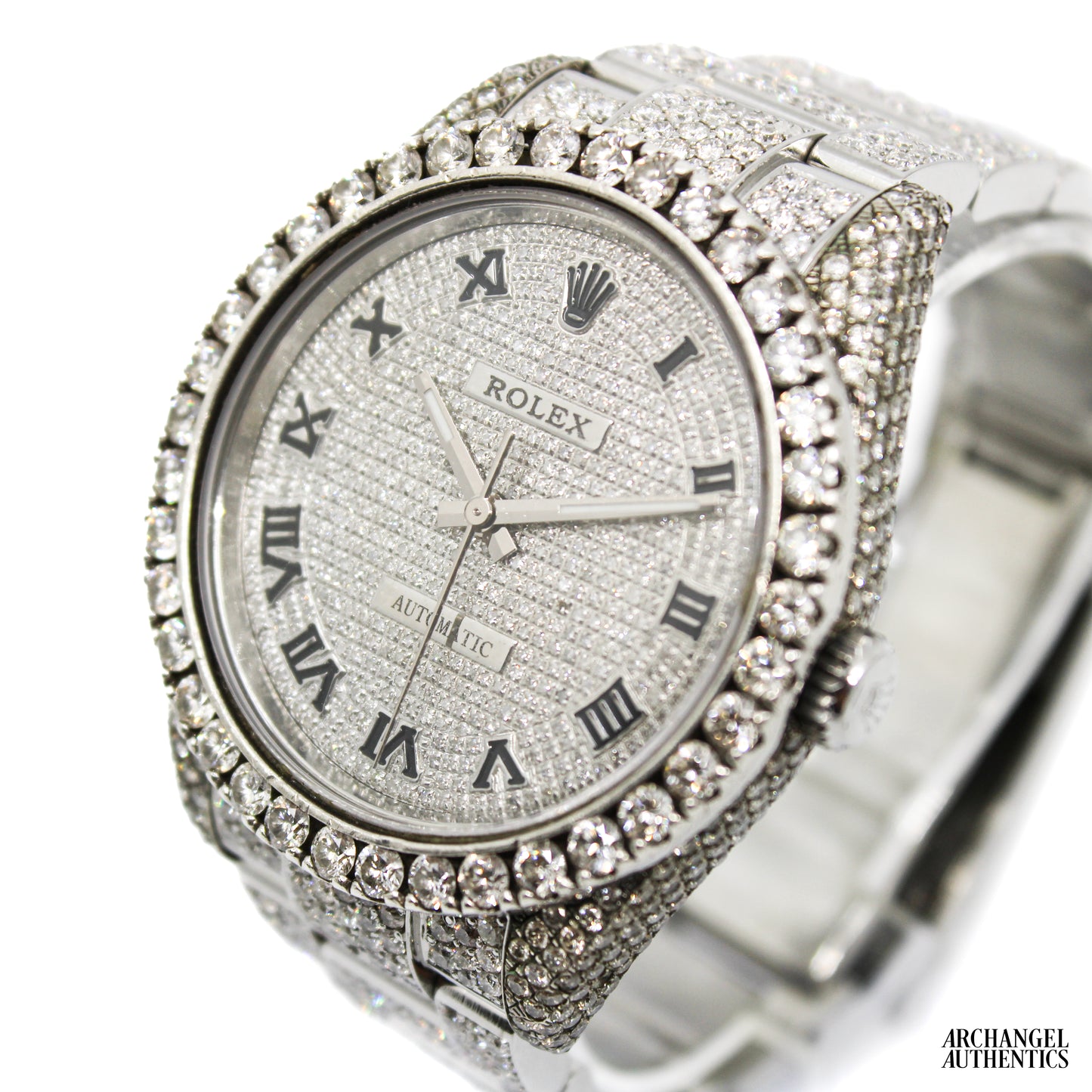 Rolex Oyster Perpetual 39 "Diamond Bussdown" Custom | Ref. 114300 | 2018