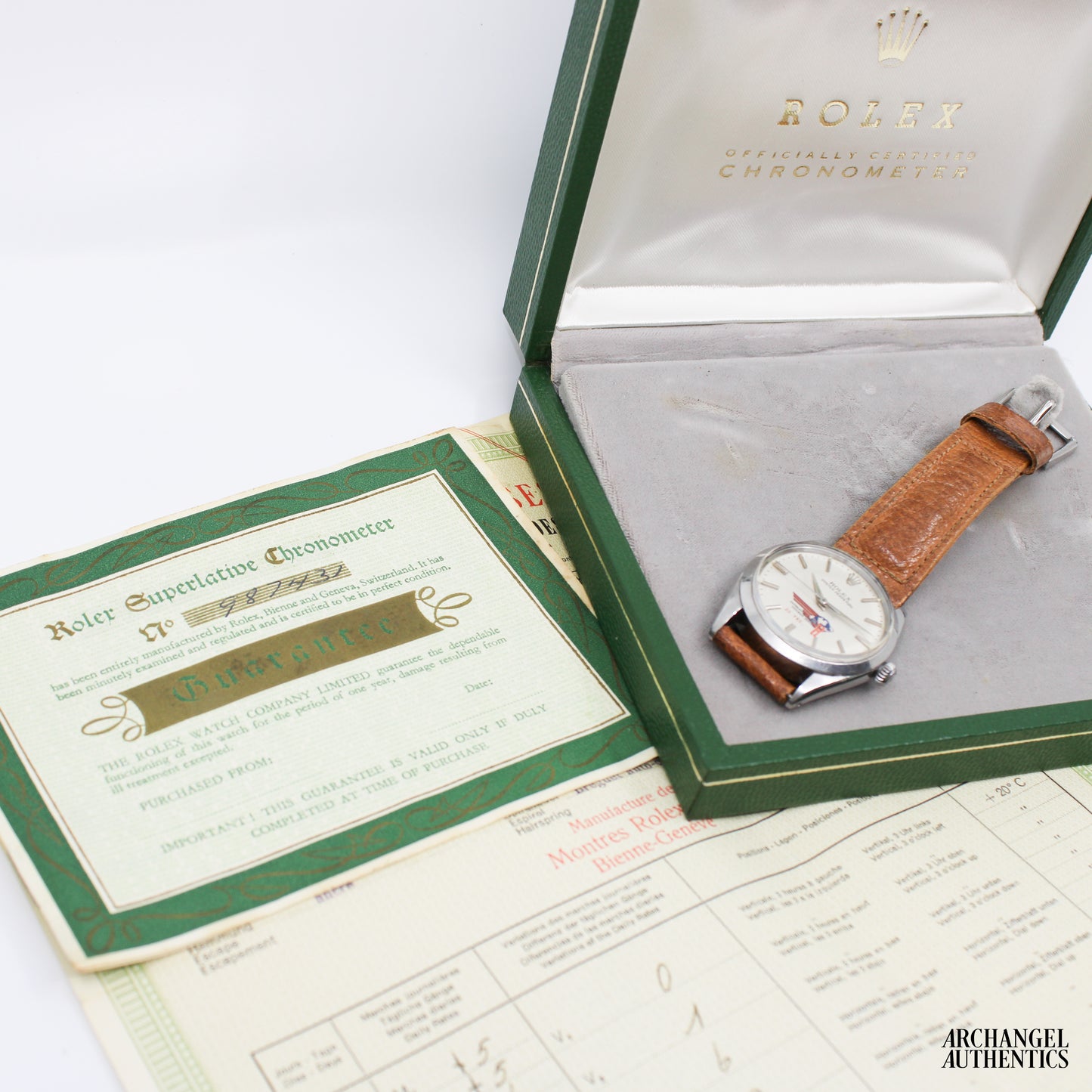Rolex Oyster Perpetual "Halliburton Oil Company" | Ref. 1002 | 1963 | Original Box and Papers!