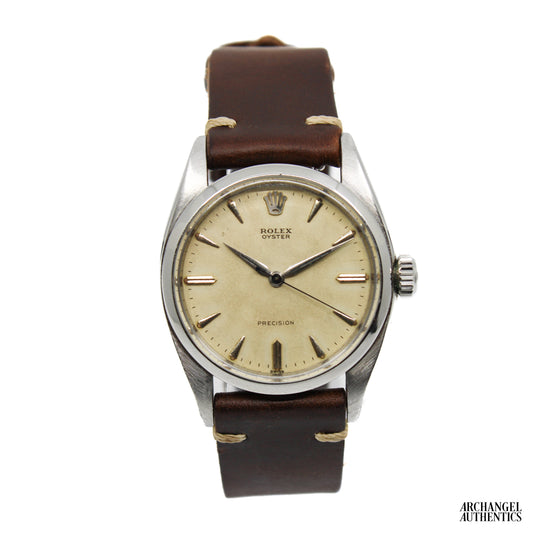 Rolex Oyster Precision 34mm | Ref. 6422 | Vintage 1957 | Patina Cream Dial