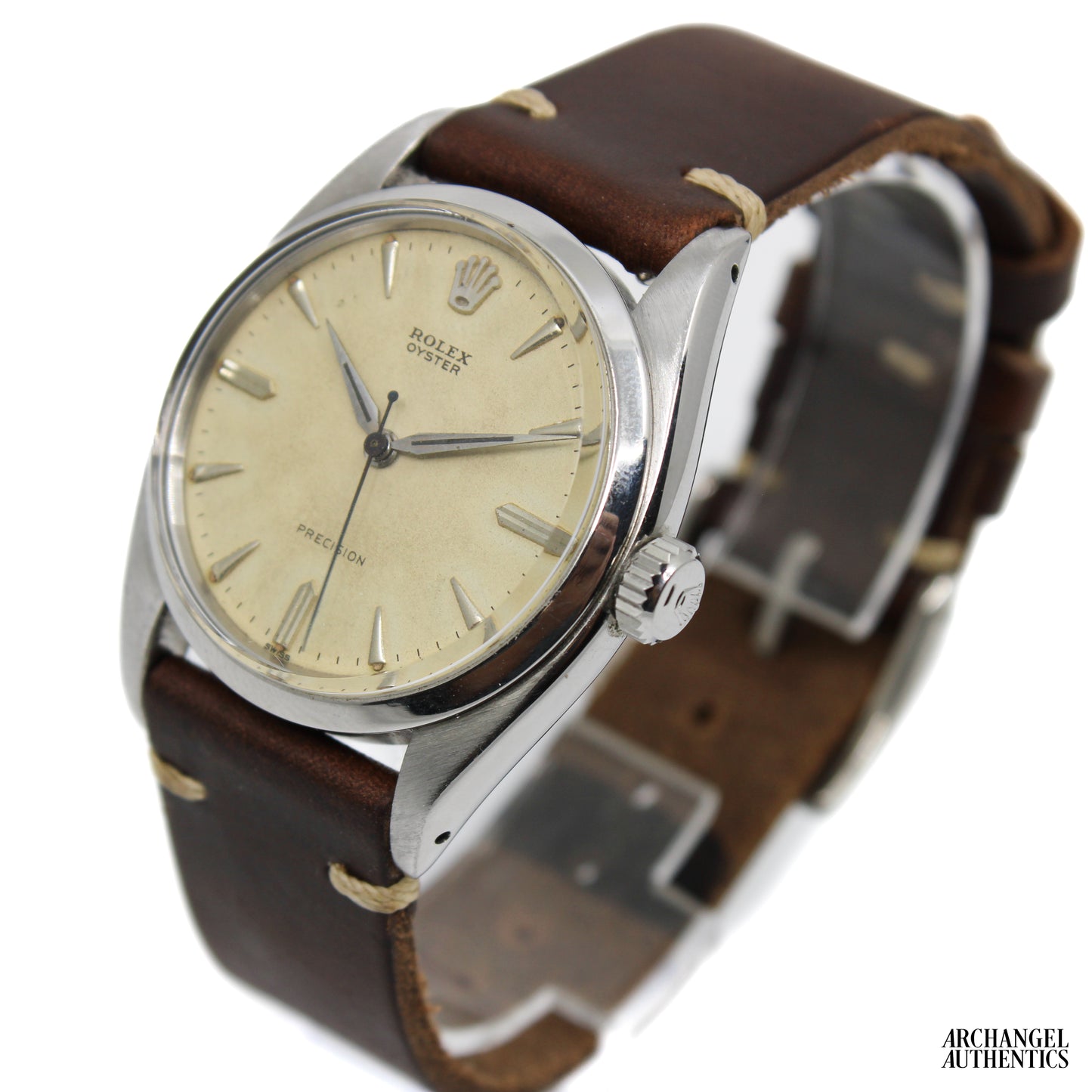 Rolex Oyster Precision 34mm | Ref. 6422 | Vintage 1957 | Patina Cream Dial