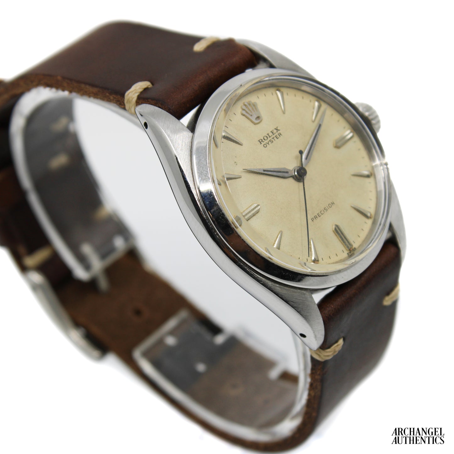 Rolex Oyster Precision 34mm | Ref. 6422 | Vintage 1957 | Patina Cream Dial