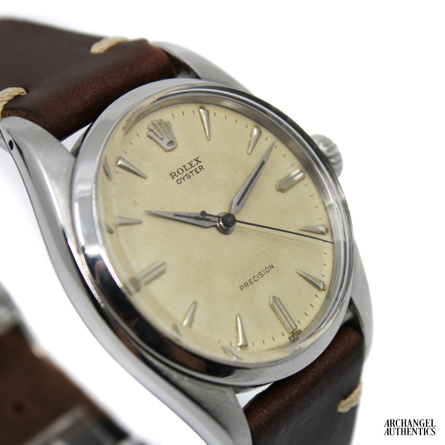 Rolex Oyster Precision 34mm | Ref. 6422 | Vintage 1957 | Patina Cream Dial