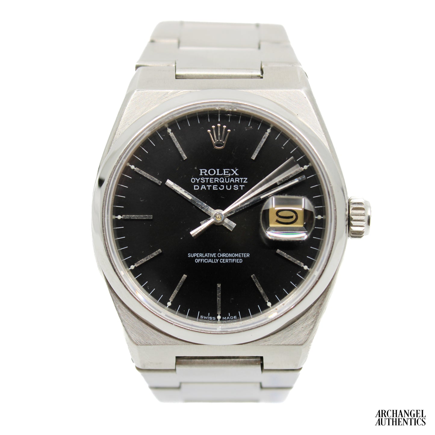 Rolex OysterQuartz Datejust 36mm | Rare Black Dial | Ref. 17000 | 1978