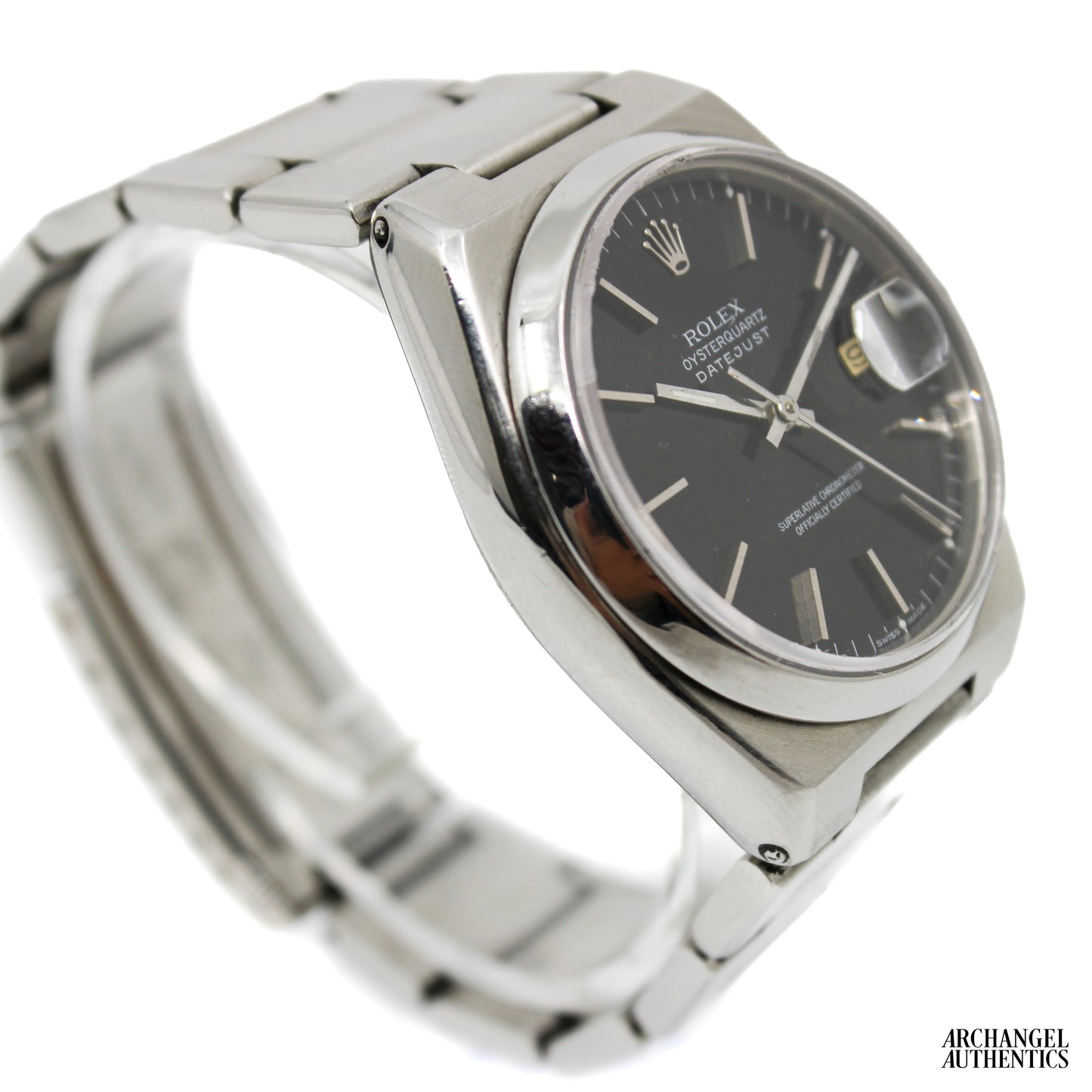 Rolex OysterQuartz Datejust 36mm | Rare Black Dial | Ref. 17000 | 1978