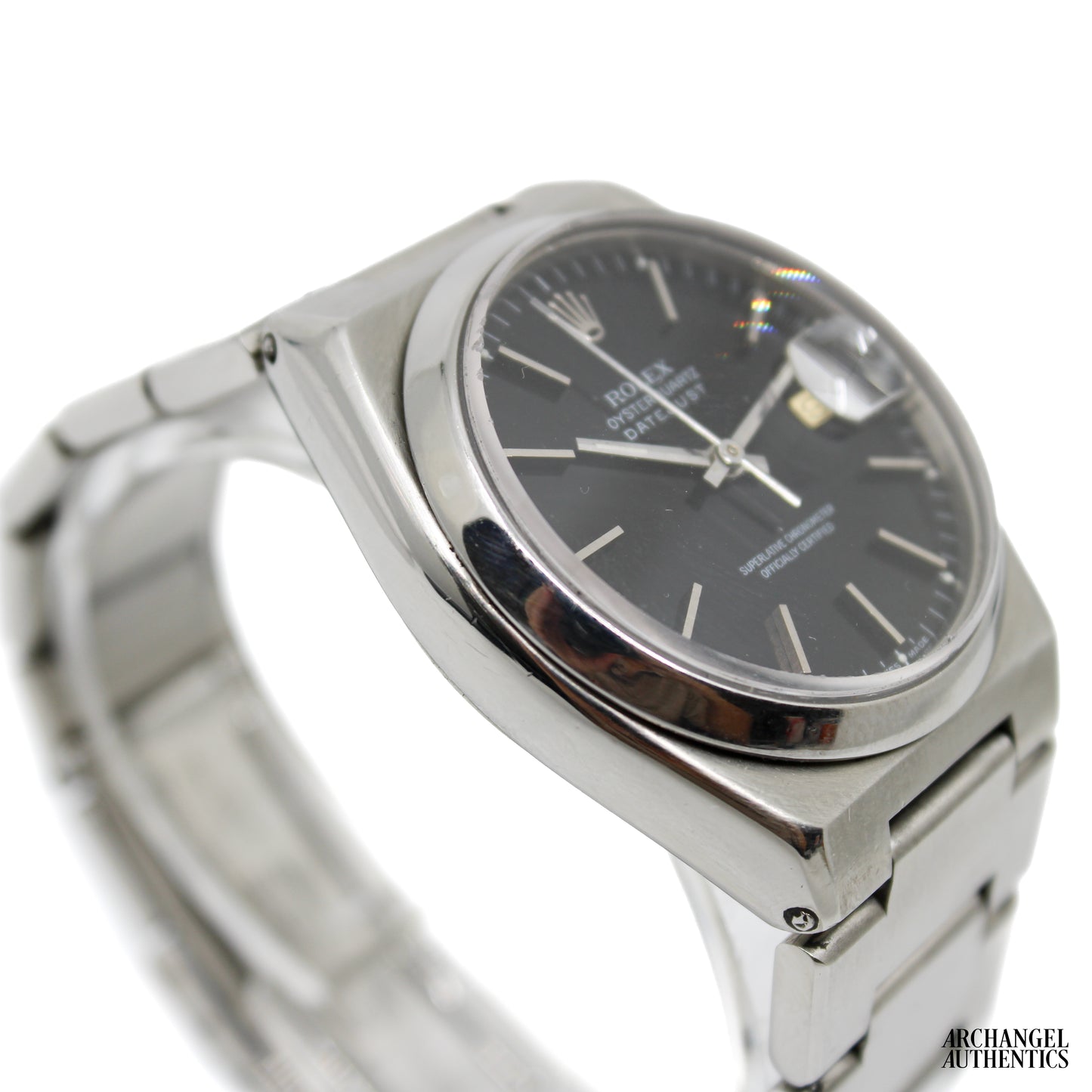 Rolex OysterQuartz Datejust 36mm | Rare Black Dial | Ref. 17000 | 1978