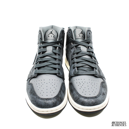 Nike Air Jordan 1 Mid Distressed Smoke Grey