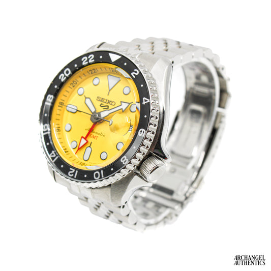 Seiko 5 Sports GMT Yellow SRPK17