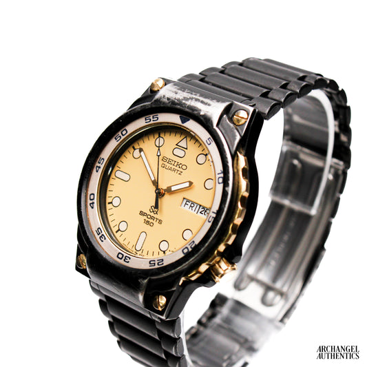 Seiko SQ Sports 150 PVD Black/Gold 5H23-6379