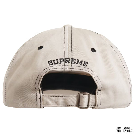 Supreme Milano Patch 6-Panel Hat Stone Stone