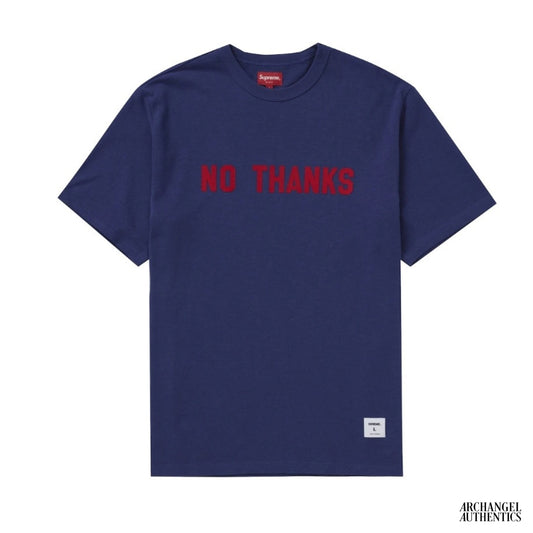 Supreme No Thanks S/S Top FW21 Dark Royal