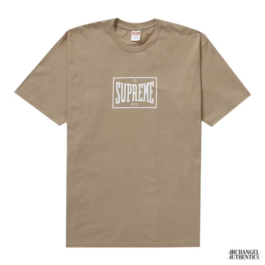 Supreme Warm Up Tee FW23 Khaki