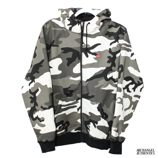 Supreme Windstopper Zip Up Hooded Sweatshirt Snow Camo Snow Camo