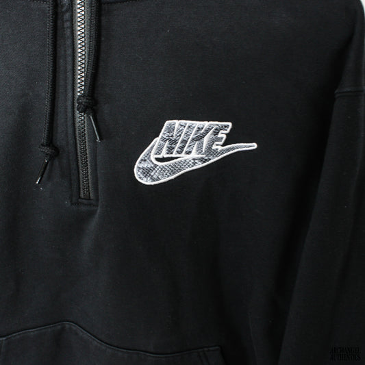 Supreme x Nike Half Zip Hooded Sweatshirt SS21 Black