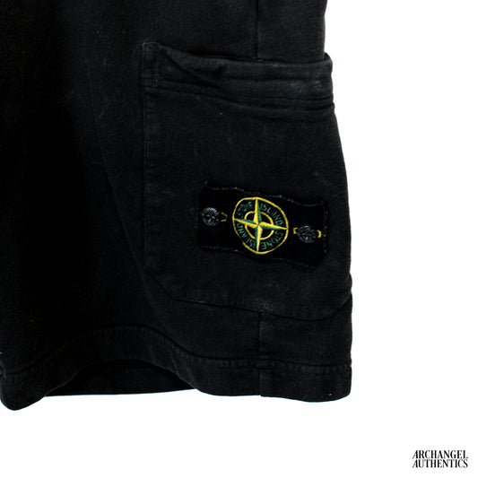 Supreme x Stone Island Sweatshort SS19 Black