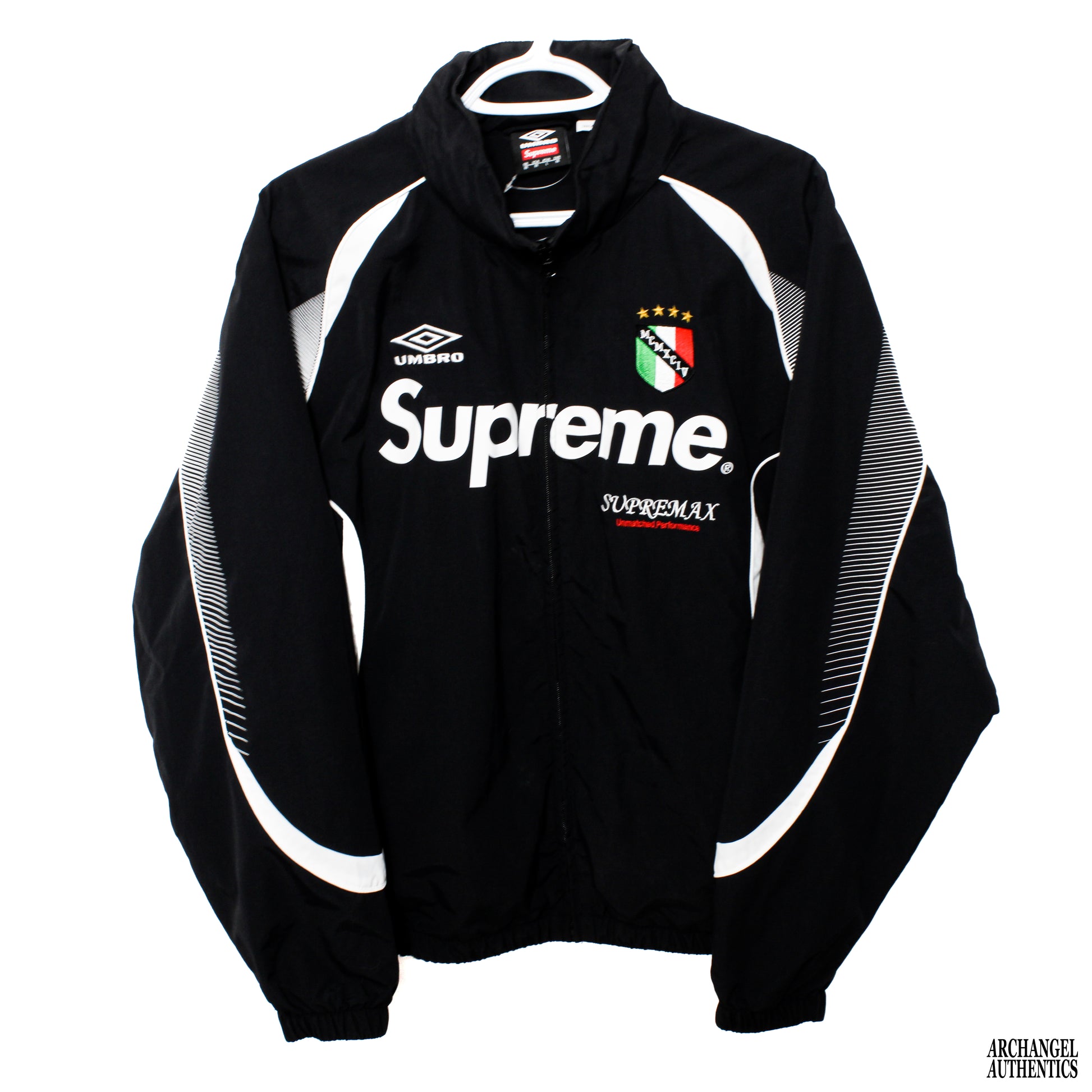 supreme umbro track jacket black