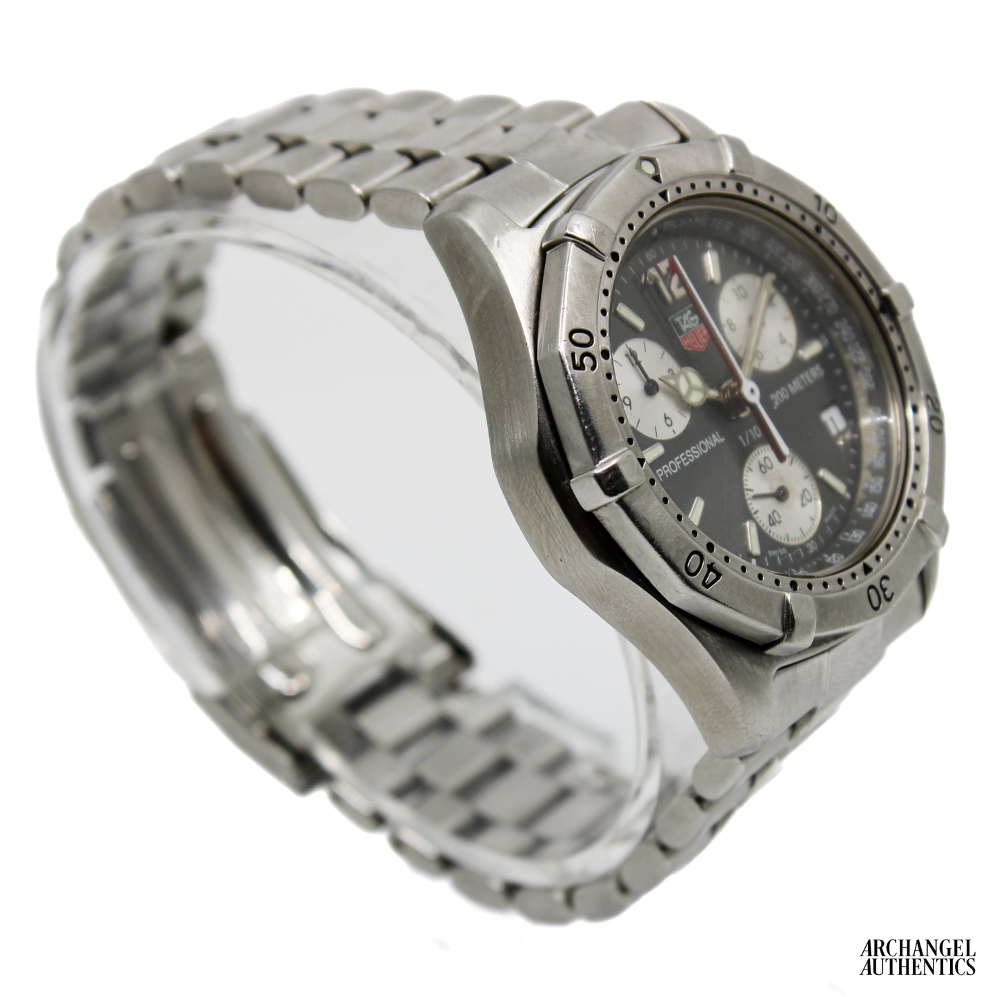 Tag Heuer Professional 2000 Quartz 38mm Chronograph Grey | CK1113