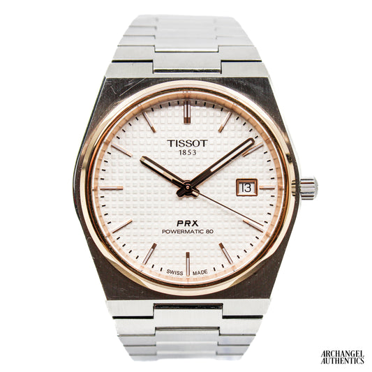 Tissot PRX Powermatic 80 SS/Rose T137.407.21.031.00