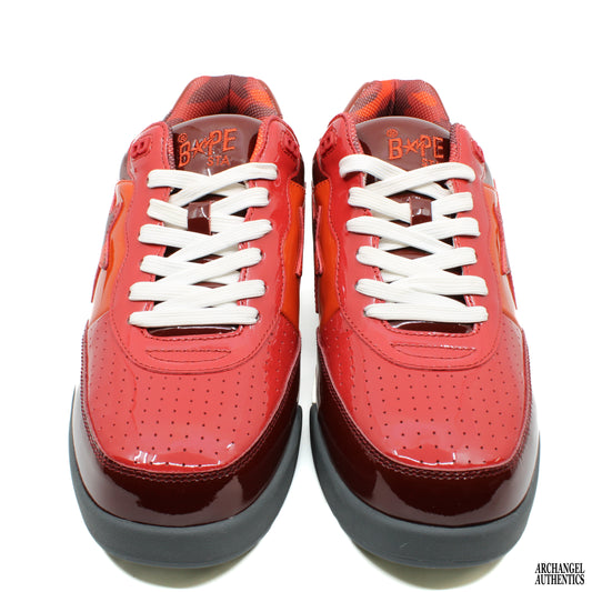 A Bathing Ape Bape Road Sta Patent Leather Red (2022)